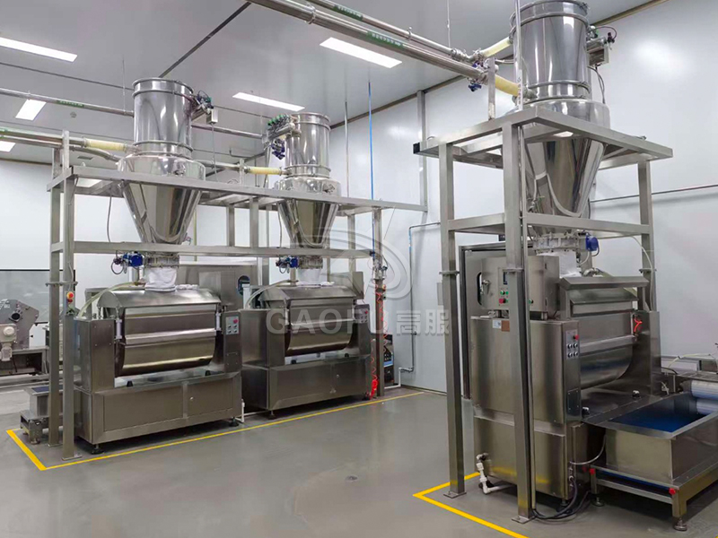 芝麻餅供粉系統 芝麻餅供粉系統客戶現場